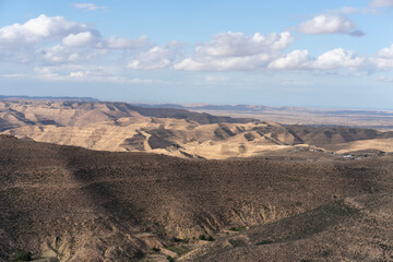 The Dahar, southern region of tunisia, land of ksour, beginning of the sahara