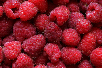 Photography of raspberries for food illustrations
