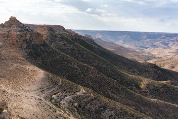 The Dahar, southern region of tunisia, land of ksour, beginning of the sahara