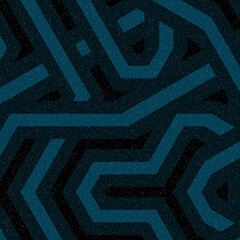 Colour Hexagon Tile Connection art background design illustration