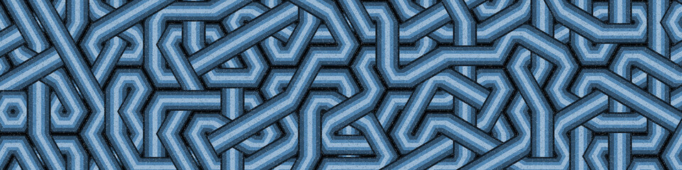 Colour Hexagon Tile Connection art background design illustration