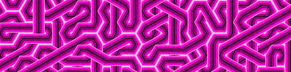 Colour Hexagon Tile Connection art background design illustration