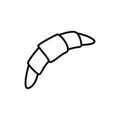 Croissant line icon