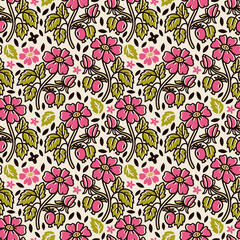 Floral seamless pattern - 355402185