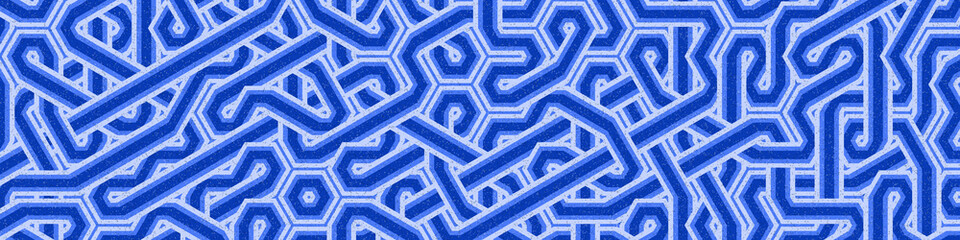 Colour Hexagon Tile Connection art background design illustration