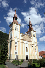 Fototapeta na wymiar Church of the Assumption of the Virgin Mary in Pregrada, Croatia
