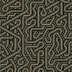 Colour Hexagon Tile Connection art background design illustration