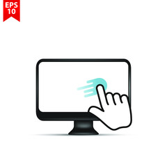 Hand Touch icon vector. Touch icon vector