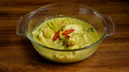 Telur Masak Lemak Cili Padi or Egg in Coconut Cream with Birds Eye Chili