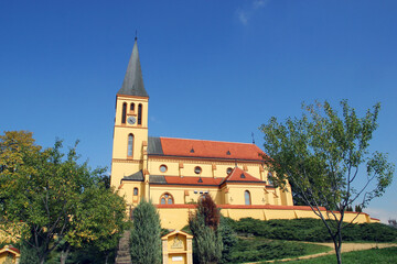 Fototapeta na wymiar Parish church Birth of the Virgin Mary in Granesina, Croatia
