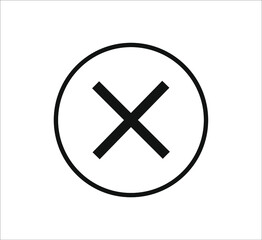 Obraz premium Check mark and X mark icon. illustration for web and mobile design.