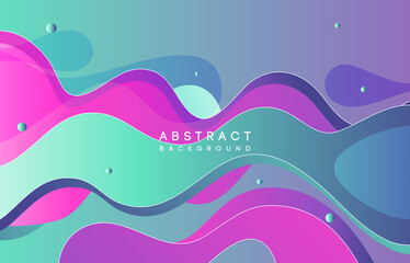 Moving colorful abstract background. Dynamic Effect. Vector Illustration. Design Template.