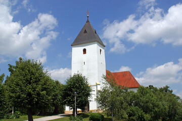 Fototapeta na wymiar All Saints Parish Church in Bedenica, Croatia