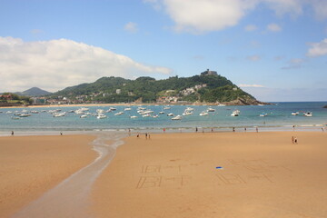 Plage de San Sebastian Pays Basque Espagne 