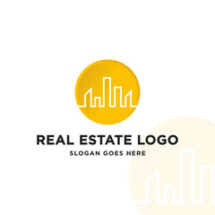 Simple and Modern Real Estate Logo Template for your Business