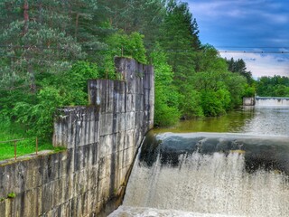 dam on the river