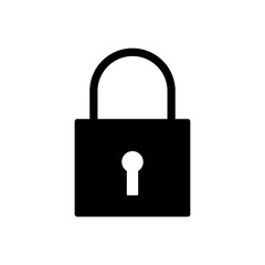 Padlock icon vector