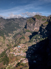 View to Nuns Valley. Madeira Island
