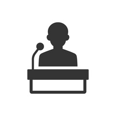 Public Speaking Icon