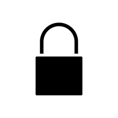 Padlock icon vector