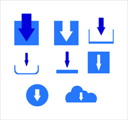 download icon. illustration for web and mobile design.