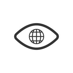 Global vision icon