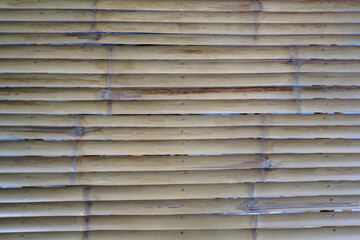 Textural background of bamboo wood, bamboo wood bed.