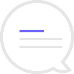 Fototapeta premium chat bubble icon, notification, message icon