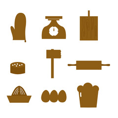 Kitchen design objects, accessories vintage elements