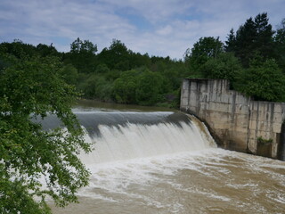 dam on the river