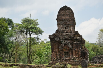 Ruin at My Son ruins in Vietnam