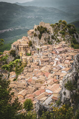 Cervara di Roma little ancient town on the Simbruini mountains in Italy