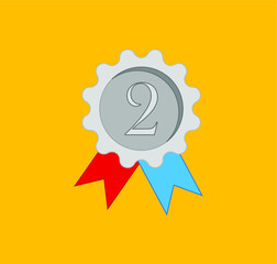 classification medal. illustration for web and mobile design.
