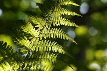 Close-up of Fern in the forest