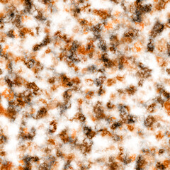Rusty brown toned soft marble pattern on a white background seamless tile illustration