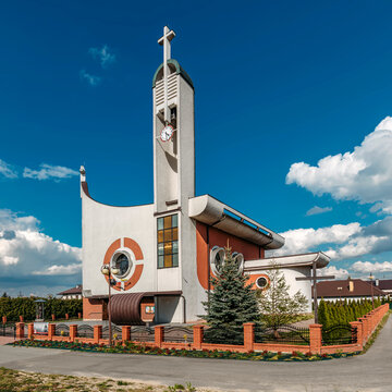 St. Albert church (Parafia Św. Brata Alberta) in Zglobice, Poland
