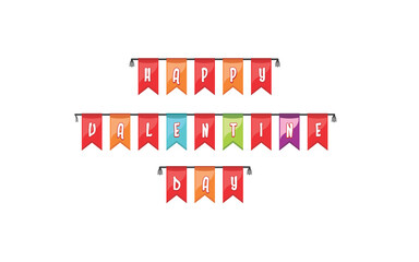 Creative of Happy Valentines Day vector design