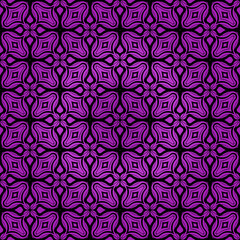geometric flower. floral seamless pattern. vector illustration. for interior design, invitation, wallpaper, textile.