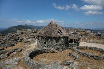 Castro of Santa Tecla (Santa Tegra in Galician languaje) in Galicia, Spain