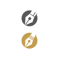 Nib Logo Template vector symbol