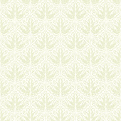 Damask seamless baroque wallpaper. Vector beige background, print, textile