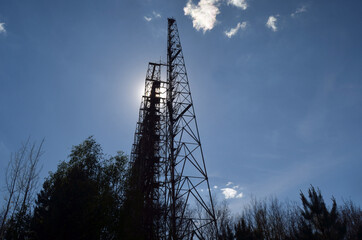 Former military Duga radar system in Chernobyl Exclusion Zone, Ukraine