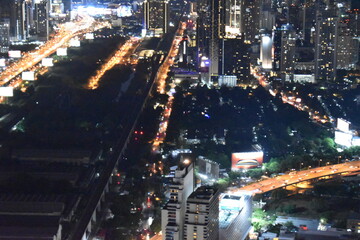 Obraz premium the landscape of the skyscraper