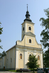 Fototapeta na wymiar St. Helena Parish Church in Zabok, Croatia
