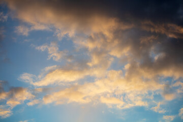 Fototapeta premium Clouds in the sky at sunset