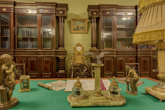 Saint Petersburg, Russia - December 21 2015. ..Yelagin Palace's interior.
