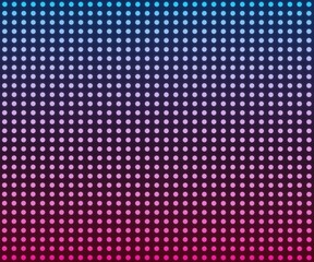 3d rendering of LED pink blue gradient light on black background.