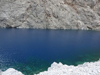 "Seven Beauties of Shing." On the lakes of the Shing River Nezhegon (Mezhgon), Soya, Ishor (Gushor or Khusher), Nofin, Khurdak and Azorchashma (Hazorchashma) or simply &ldquo;Marguzor Lakes&rdquo;. Tajikistan.