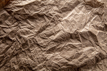 Fototapeta premium Crumpled paper as an abstract background.