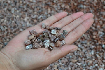 handful of stones